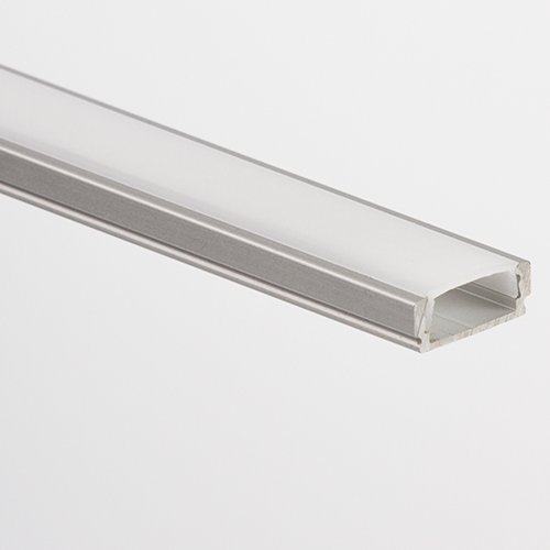 LED Aluminium Profil PL1 Anser 2 Meter für Streifen plus Abdeckung Opal Aluprofil von LED-Gigant