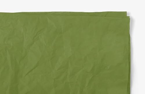 Ledeo Silk Tissue Seidenpapier, Einschlagpapier, Bastelpapier, 480 Blatt, green tea, 50x76 cm von LEDEO