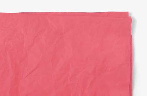 Ledeo Silk Tissue Seidenpapier, Einschlagpapier, Bastelpapier, 480 Blatt, island pink, 50x76 cm von LEDEO