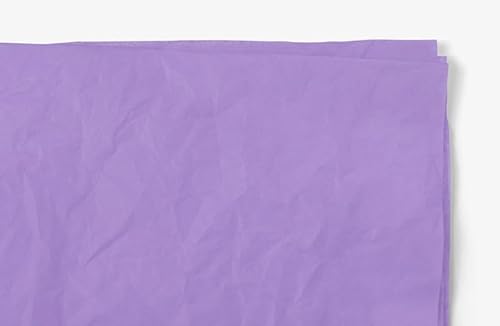 Ledeo Silk Tissue Seidenpapier, Einschlagpapier, Bastelpapier, 480 Blatt, lavender, 50x76 cm von LEDEO