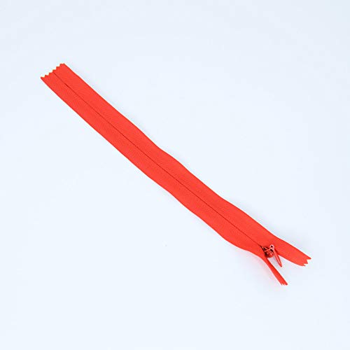 ACCESSOIRES LEDUC RVNAVN3-22-820-1 Trimz RVNAVN3 unsichtbarer Reißverschluss, Nylon, rot, 22 cm von ACCESSOIRES LEDUC