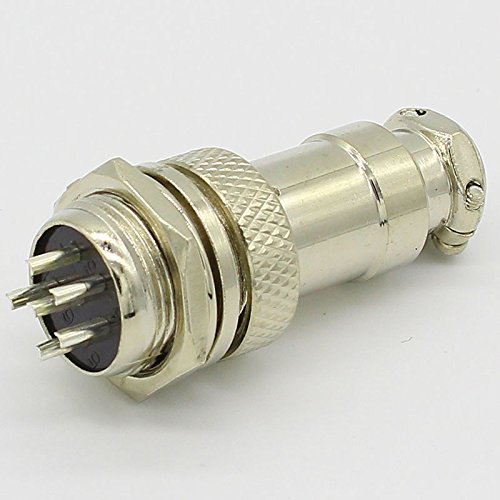 1set GX16 6 Pin Male & Female Diameter 16mm Wire Panel Connector L74 GX16 Circular Connector Socket von LEDVXFSVY