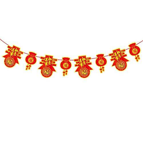LEEINTO Chinesisches Neujahr Für Hotel Supermarkt Kindergarten Kneipen Exquisite Neujahrsdekorationen Freien von LEEINTO