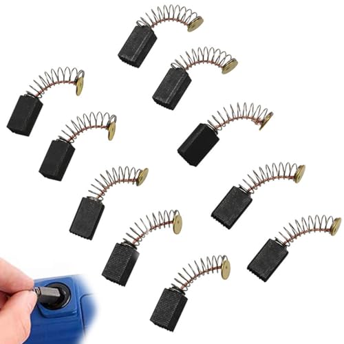 LEEQ 12 PCS Motor Kohlebürsten - Universal Kohlestifte Motor Kohlebürsten, für Elektromotoren Ersatzteilreparatur (15mm x 8mm x 5mm) von LEEQ