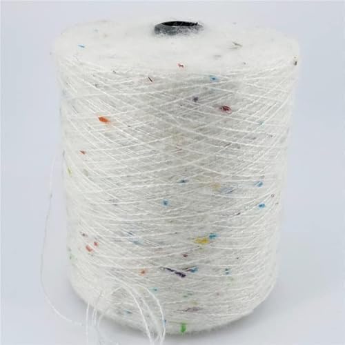 LEEYOX 500 g Mohair-Kaschmir-Garn, Häkelwolle, zum Stricken von Pullovern, weicher, feiner Seide, Strickschal von LEEYOX