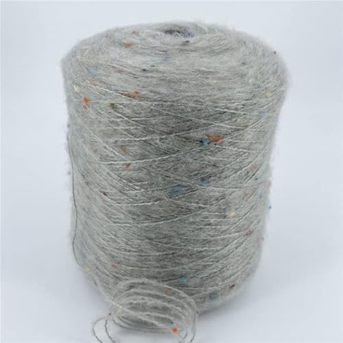 LEEYOX 500 g Mohair-Kaschmir-Garn, Häkelwolle, zum Stricken von Pullovern, weicher, feiner Seide, Strickschal von LEEYOX