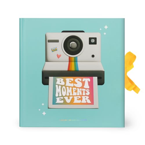 Legami - Fotoalbum Best Moments Ever, Fotoalbum der Erinnerungen, Fotorahmen mit 40 Seiten, gebundenes Sammelalbum und Bandverschluss, Geschenkidee, Schnappschüsse, Standardfoto 10 x 15 cm von LEGAMI