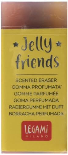 Legami GP0002 - Duftgummi, Jelly Friends, 2,2 x 5 cm, Raumthema, Blaubeeraroma, weiches und sauberes Löschen von LEGAMI