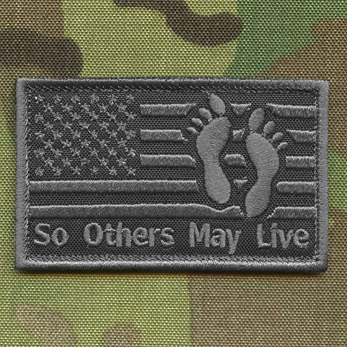 2AFTER1 USA Flag 2x3.25 Jolly Green Feet CSAR Squadron So Others May Live Rescue Morale Tactical Hook&Loop Patch von LEGEEON