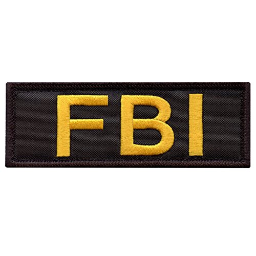 5"x2" Body Armor Federal Bureau Investigation Tactical Vest Embroidery Hook Patch von LEGEEON