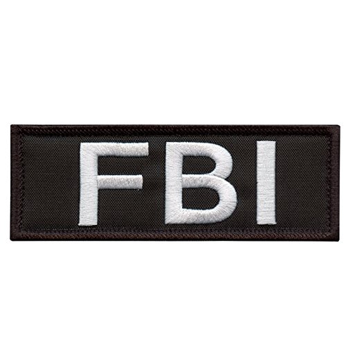 5"x2" Body Armor Federal Bureau Investigation Tactical Vest Embroidery Hook Patch von LEGEEON