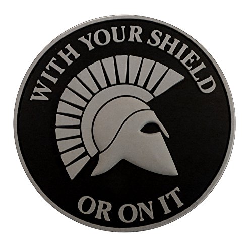 ACU Gray Spartan Helmet WITH YOUR SHIELD OR ON IT PVC 3D Rubber Hook Patch von LEGEEON