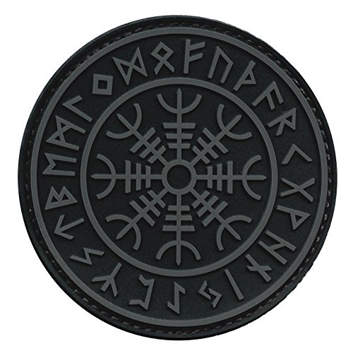 Aegishjalmr Viking Helm of Awe ACU Subdued Norse Heathen Rune Morale PVC Rubber Fastener Patch von LEGEEON