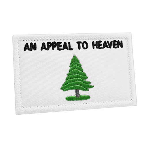 An Appeal To Heaven Pine Tree 2x3.25 American Revolution Patriot USA Morale Fastener Cap Patch von LEGEEON