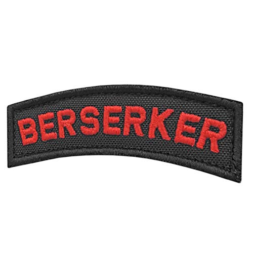 Berserker Schulterstreifen Wikinger Norse Islandisch Heide Armee Militär Moral Taktisch Klettverschluss Patch Klettpatch Militär Patches Klett von LEGEEON