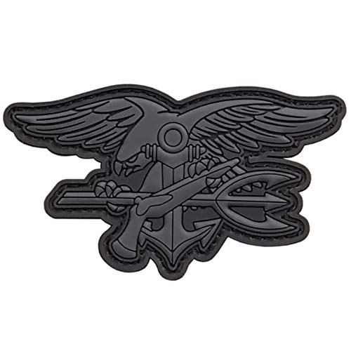 Blackout US Navy Seals Insignia DEVGRU SOCOM Morale Tactical Army PVC 3D Touch Fastener Patch von LEGEEON