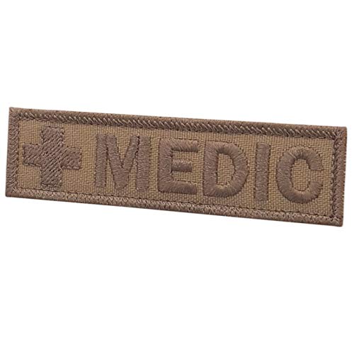 Coyote Medic EMS 1x3.5 Tan Medical EMS Paramedic Morale Taktisches Militär Patch von LEGEEON