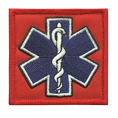 EMS EMT Star of Life Paramedic Medical Morale Tactical Army Gear Hook Patch von LEGEEON