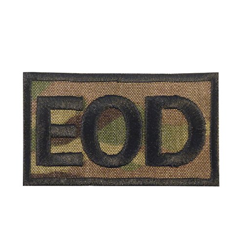 EOD Multicam Explosive Ordnance Disposal Army Tactical Cordura Fastener Patch von LEGEEON