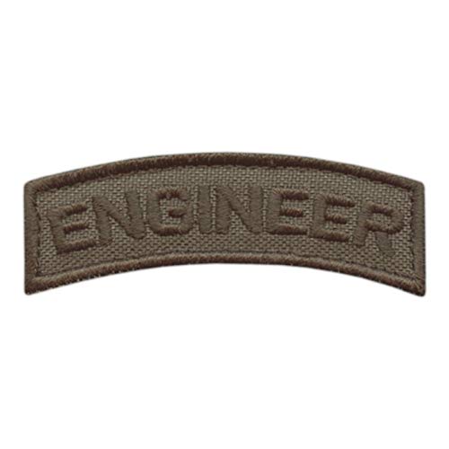 Engineer Schultertab Abzeichen Ranger Grün US Army Taktisches Morale Klett Patch Klettverschluss Klettpatch Militär von LEGEEON