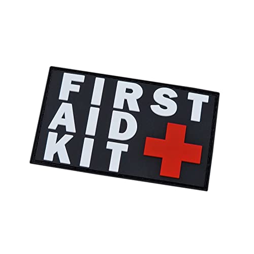 First Aid Kit IFAK PVC Patch (Black,Red and White) von LEGEEON