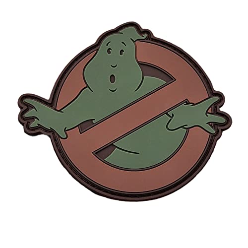 Ghostbusters No Ghost Glow Dark GITD Cosplay Movie PVC Rubber 3D Hook Patch (Multicam) von LEGEEON