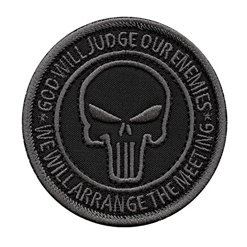 God Will Judge Our Enemies ACU Subdued US Navy Seals DEVGRU NSWDG Morale Touch Fastener Patch von LEGEEON