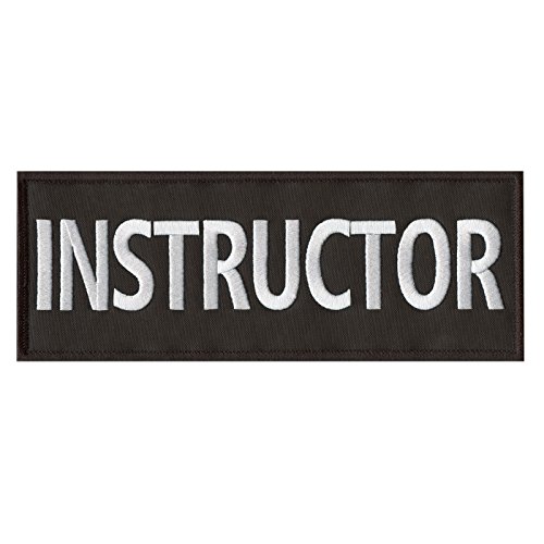 Instructor Large XL 10x4 inch Body Armor Tactical Embroidered Fastener Patch von LEGEEON