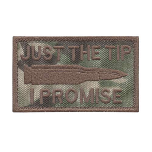 Just The Tip I Promise mult1cam USA Army Tactical Morale Touch Fastener Cap Patch Klettverschluss Aufnäher von LEGEEON