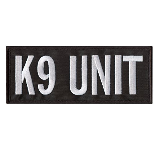 K9 Unit Large XL 10'x4' Body Armor Plate Carrier Dog Tactical Embroidered Fastener Patch von LEGEEON