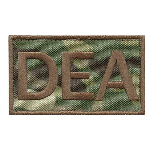 Multicam US DEA Federal Agency Drug Enforcement Embroidered Touch Fastener Patch von LEGEEON