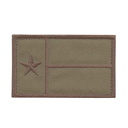 Texas Lone Star Flag Tan Coyote Brown USA Army Tactical Morale Klettverschluss Patch von LEGEEON