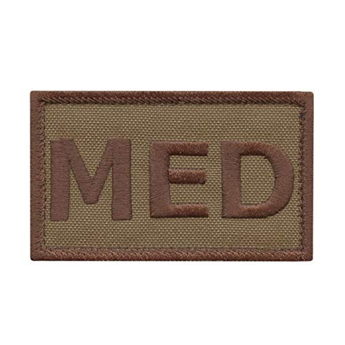 MED EMS Tan Coyote Brown Paramedic Combat Medic EMT Tactical Morale Tactical Hook Patch von LEGEEON