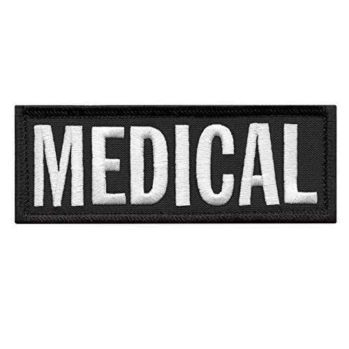 MEDICAL 5"x2" EMS EMT Medic Paramedic Plate CarrierTactical Embroidery Hook Patch von LEGEEON