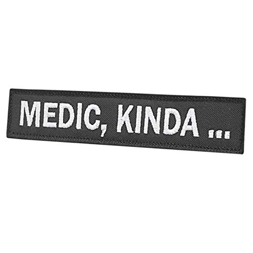 Medic Kinda Name Tape 1x5 Morale Tactical Military Fastener Patch von LEGEEON