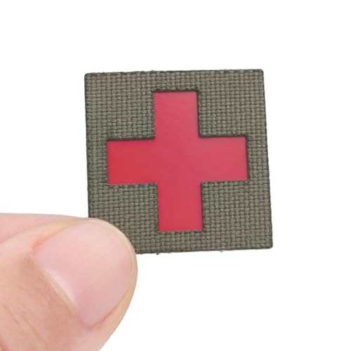 Mini Medical Cross IFAK First Aid Tiny Patch [Ranger Green,Red] von LEGEEON