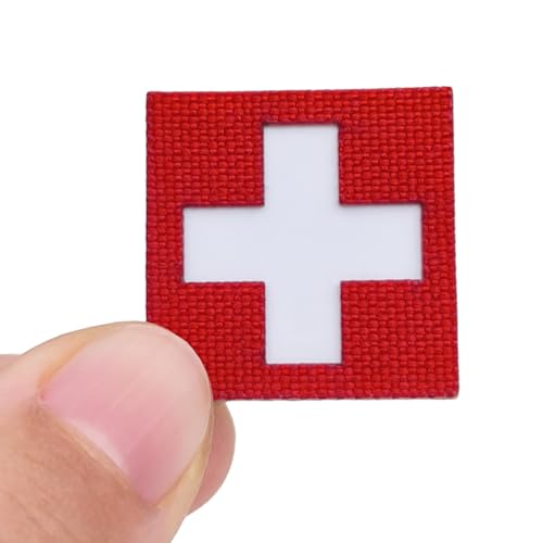 Mini Medical Cross IFAK Erste Hilfe Winziger Patch [Rot,Weiß] von LEGEEON