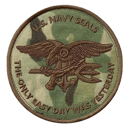 Multicam US Navy Seals The Only Easy Day Was Yesterday SOCOM DEVGRU Fastener Patch von LEGEEON