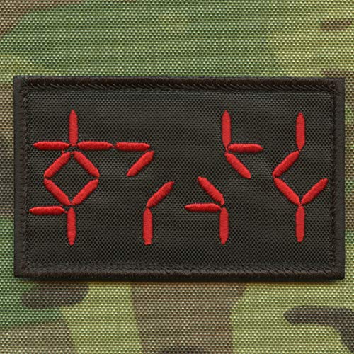 Predator Autodestruction Countdown Alien Movie 2x3.25 Morale Tactical Military Touch Fastener Patch von LEGEEON