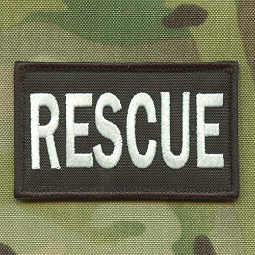 Rescue 2x3.25 SAR CSAR Jolly Green Morale Tactical Military Touch Fastener Patch von LEGEEON