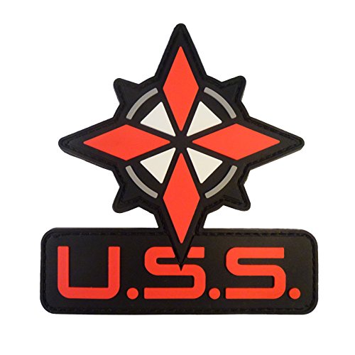 Resident Evil Op Raccoon City USS Logo Umbrella Security PVC Rubber 3D Hook Patch von LEGEEON