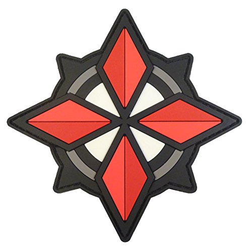 Resident Evil Op Raccoon City USS Logo Umbrella Security PVC Rubber 3D Hook Patch von LEGEEON