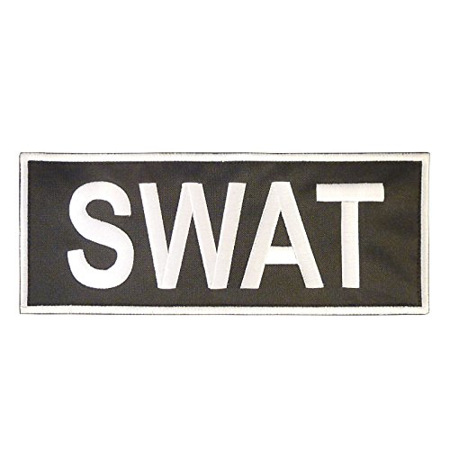 SWAT Large XL 10x4 inch Blue Line Law Enforcement Tactical Hook Patch von LEGEEON