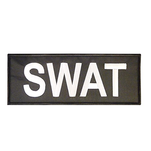 SWAT Large XL 10x4 inch Blue Line Law Enforcement Tactical Hook Patch von LEGEEON