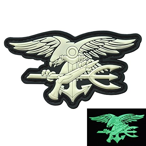 Seal Trident Insignia PVC Patch (Glow Dark, GITD) von LEGEEON