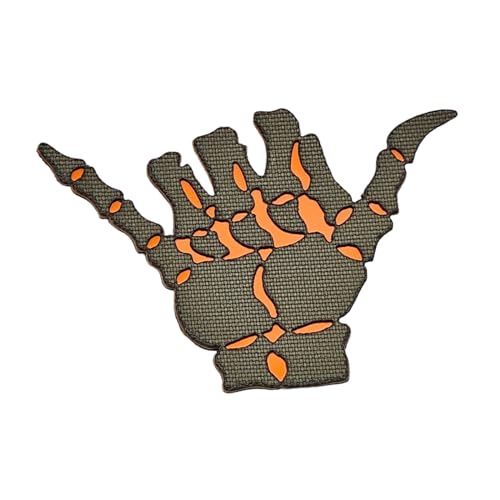 Shaka Hang Loose Lasercut Patch Morale [Ranger Green] Klettverschluss Patches von LEGEEON