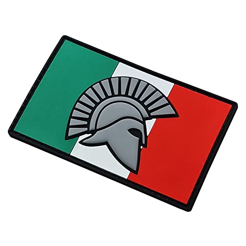 Spartan Italy Flag Italia PVC Rubber Patch von LEGEEON