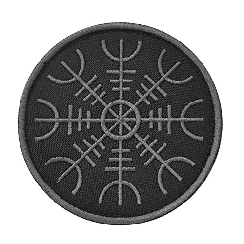 Subdued Aegishjalmr Viking Helm of Awe Terror Icelandic ACU Norse Rune Morale Touch Fastener Patch von LEGEEON