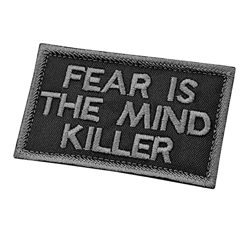 Subdued Fear Is The Mind Killer 2x3.25 Morale Patch Klettverschluss Patch Motiv von LEGEEON