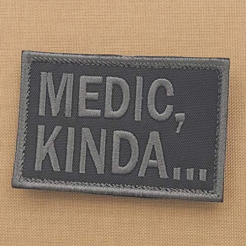 Subdued Medic Kinda 2x3.25 Blackout Morale Tactical Military Klettverschluss Patch Klett Aufnäher von LEGEEON